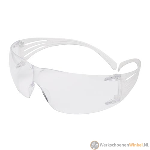 3M SF201AFP SecureFit 200 Veiligheidsbril, anticondens/antikras, heldere lens