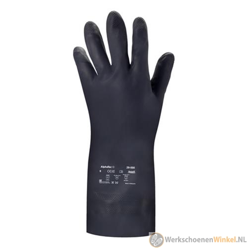 Ansell AlphaTec 29-500 Veiligheidshandschoen zwart
