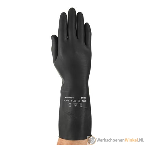 Ansell AlphaTec 87-118 Veiligheidshandschoen zwart