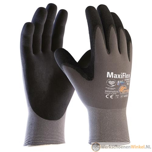 ATG 42-874 MaxiFlex Ultimate AD-APT Veiligheidshandschoen grijs/zwart