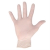 Disposable handschoen latex wit, gepoederd, dispenser à 100st