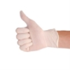 Disposable handschoen latex wit, gepoederd, dispenser à 100st