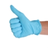 Disposable handschoen nitril blauw, poedervrij, dispenser à 100st