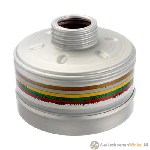 Dräger X-plore RD40 Combinatiefilter 1140 A2B2E2K1HgP3