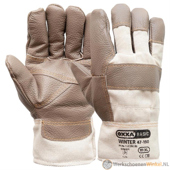 Oxxa 47-190 Winter meubelleder bruin/wit