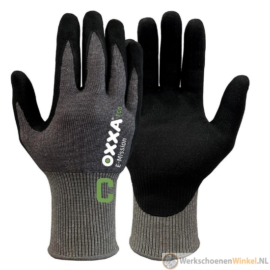 Oxxa 52-700 E-Mission Cut C zwart/grijs