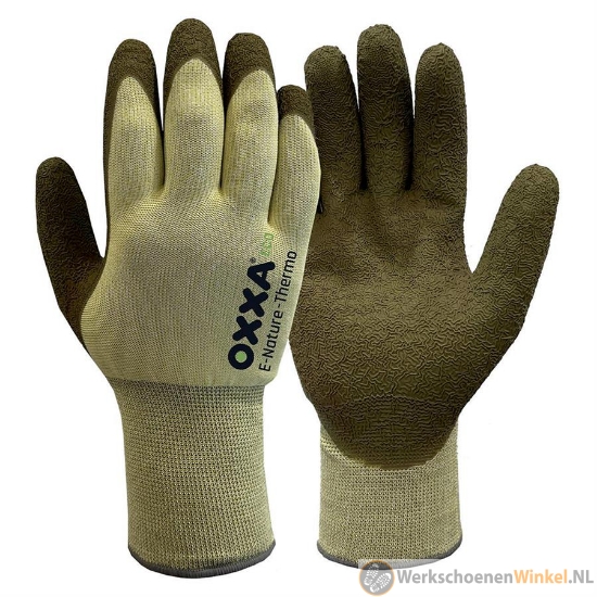 Oxxa 52-800 E-Nature-Thermo olijfgroen/zachtgeel