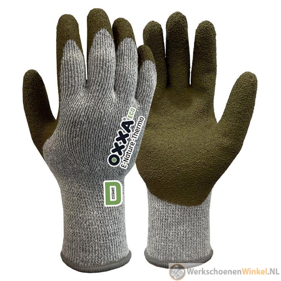 Oxxa 52-850 E-Nature-Thermo Cut D olijfgroen/peper&zout