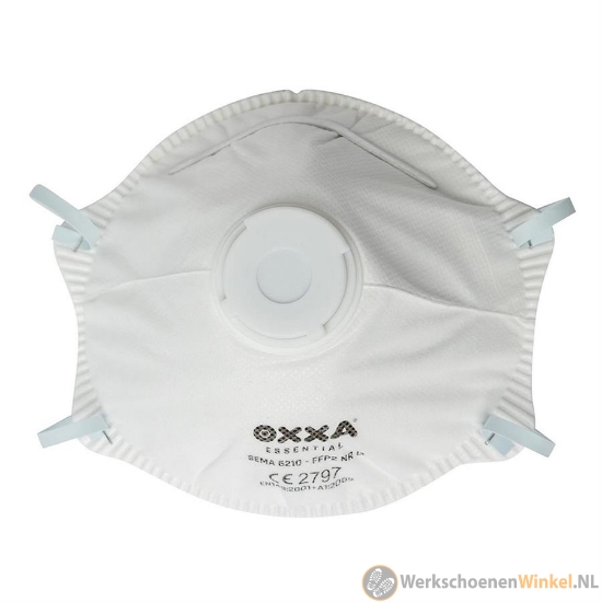 Oxxa Sema 6210 Stofmasker Cup FFP2 NR D met ventiel wit