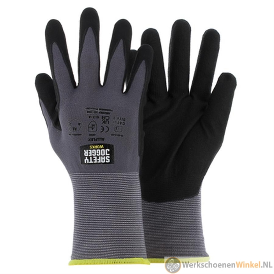 Safety Jogger ALLFLEX Veiligheidshandschoen grijs/zwart
