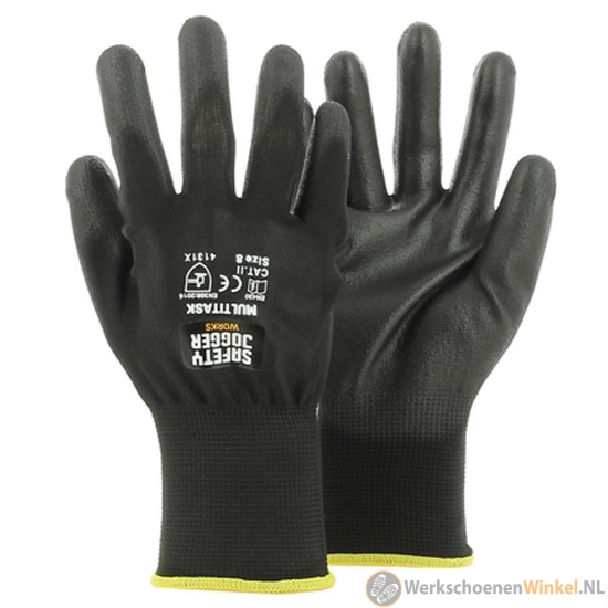 Safety Jogger MULTITASK Veiligheidshandschoen 12-pack zwart