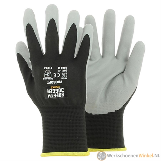 Safety Jogger PROSOFT Veiligheidshandschoen zwart/grijs