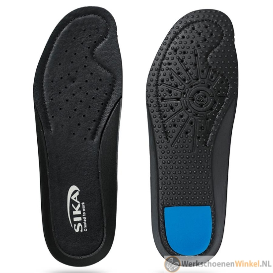 Afbeelding van Stevige reflectie werkschoen Buckbootz High S7S SC LG WR (metaalvrij) - zwart/oranje