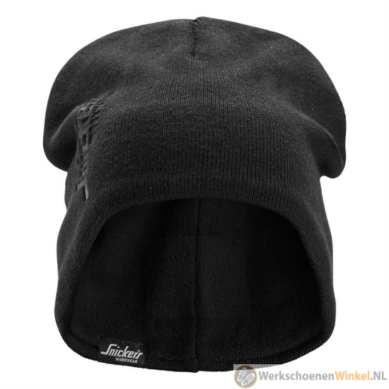 Snickers 9031-0400 Winddichte Beanie zwart