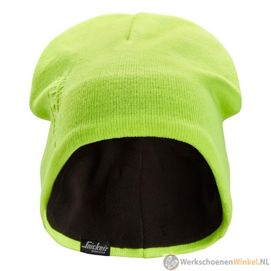 Snickers 9031-6700 Winddichte Beanie neongeel