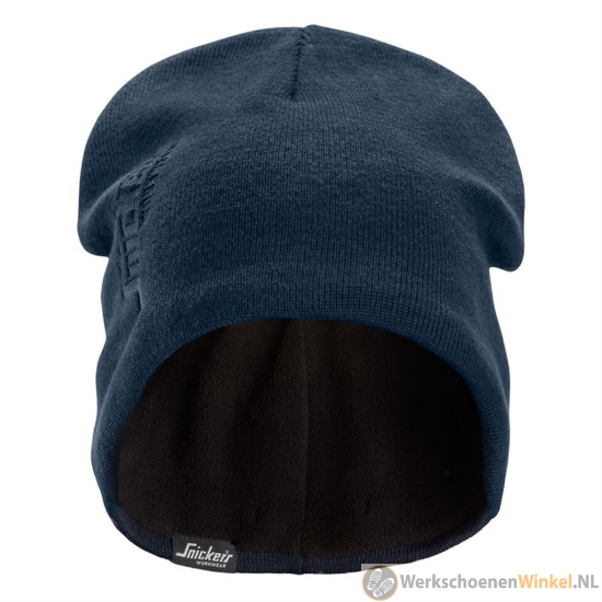 Snickers 9031-9500 Winddichte Beanie marineblauw