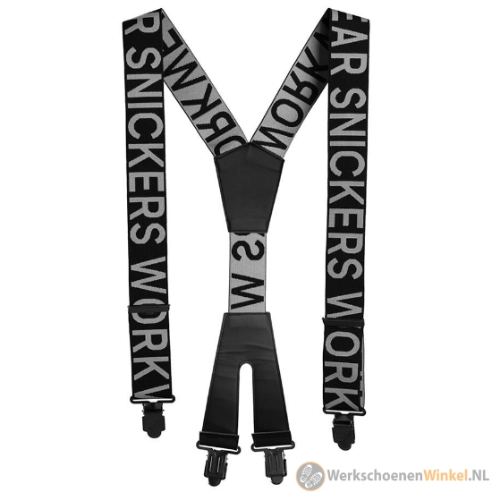 Snickers 9064-0458 Bretels met logo zwart/staalgrijs