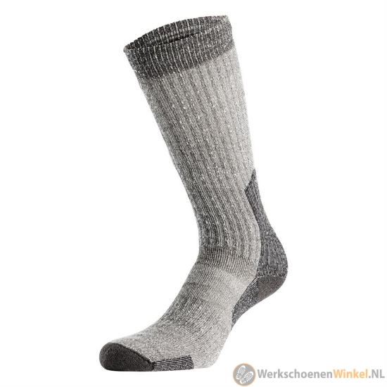 Snickers 9212-1804 Hoge Dikke Wollen Sokken grijs/zwart