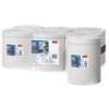 Tork 101250 Wiping Plus Centerfeed Poetspapier, 2-laags, wit, 160mtr/25cm, 457vel/rol, 6rol/doos