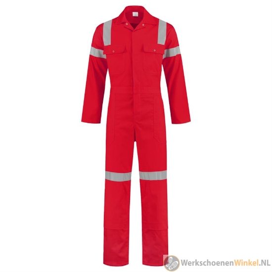 Voordelige Overall hi-vis rood