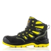 Afbeelding van Stevige reflectie werkschoen Buckbootz High S7S SC LG WR (metaalvrij) - zwart/geel