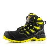 Afbeelding van Stevige reflectie werkschoen Buckbootz High S7S SC LG WR (metaalvrij) - zwart/geel