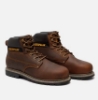 Afbeelding van Nette leren Caterpillar S3 SRA werkschoenen met stalen bescherming (slijtvast) - bruin