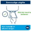 Afbeelding van Tork 559000 Centerfeed Poetspapier Dispenser Wit – Kunststof Elevation Line