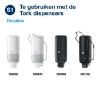 Afbeelding van Tork 420501 Mild Geparfumeerde Vloeibare Handzeep (hydraterend & huidvriendelijk)– 1L Flacon, 6 stuks