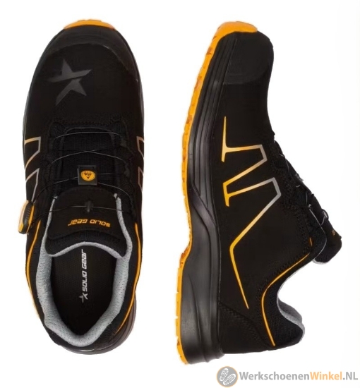 Afbeelding van Hittebestendige Grisport 773L hoge veiligheidsschoen met slijtvast leer S3 - zwart