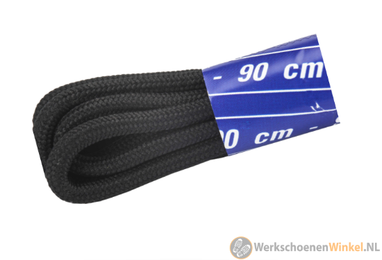 Afbeelding van Emma Business 90 cm sterke & slijtvaste schoenveters - Zwart