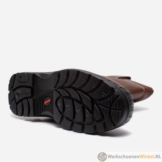 Lederen riem met gesp