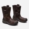 Afbeelding van Waterdichte veiligheidslaars Grisport 70249C S3 met stalen neus en PU/Nitril hittebestendige zool - bruin