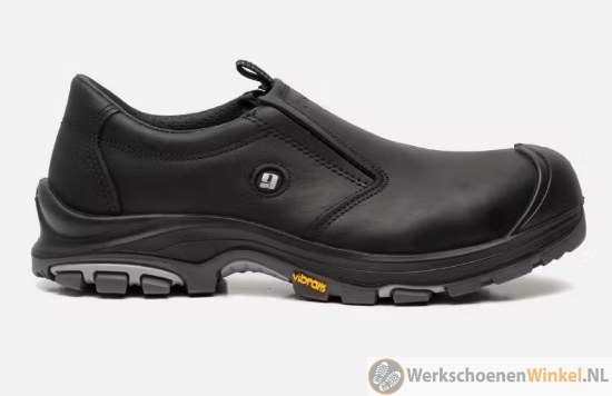 Afbeelding van Antistatische instappers Grisport Camino S3 met stalen veiligheidsneus - zwart/grijs
