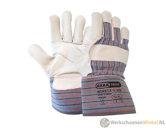 Afbeelding van Oxxa 11-306 Worker werkhandschoen met palm- en knokkelversterking (Chroom-6 vrij)