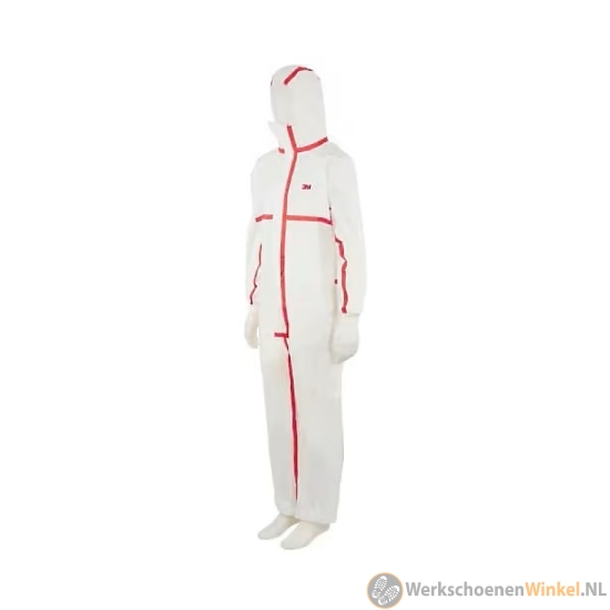 Afbeelding van Beschermende overall chemische en stofbescherming Type 4 5 6 - Wit