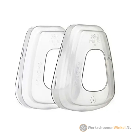 Afbeelding van 3M 501 filterhouder voor 5000-serie, (20 stuks, doos) robuust en hittebestendig