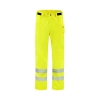 Afbeelding van Comfortabele hi-vis overall met reflectie striping 100% katoen en ademend - rood