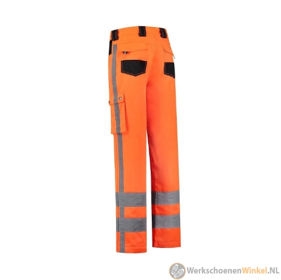 Afbeelding van Comfortabele 100% polyester poloshirt verkeersregelaar (ademend) - RWS fluorgeel/oranje