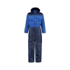 Afbeelding van Professionele winteroverall gevoerd waterafstotend met afneembare capuchon (reflecterend) - blauw