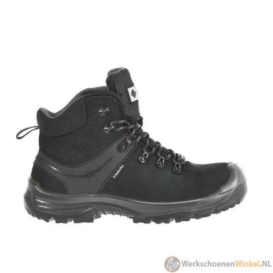 Afbeelding van ToWorkFor hiker black S3 hoog veiligheidsschoenen metaalvrij waterdicht en slipvast - zwart