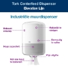 Afbeelding van Tork centerfeed poetspapier dispenser met hoge capaciteit (snel & efficiënt) - wit