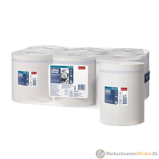 Afbeelding van Tork professioneel centerfeed poetspapier (sterk & betrouwbaar) – 1-laags, 275m, 6 rollen