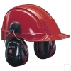 Afbeelding van 3M Gehoorkappen 34 dB voor veiligheidshelm (extreme geluidsniveaus)(zwart/rood) 