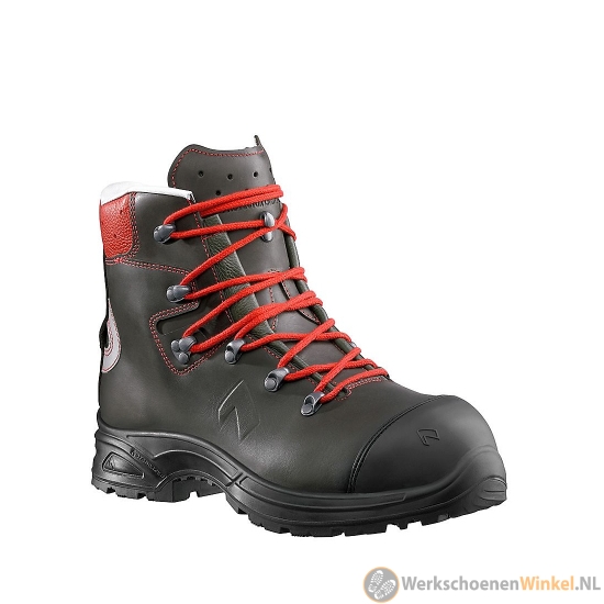 Afbeelding van Super veelzijdige Haix 602017 Trekker Pro 2.0 S3 hoog veiligheidsschoen (zwart/rood)