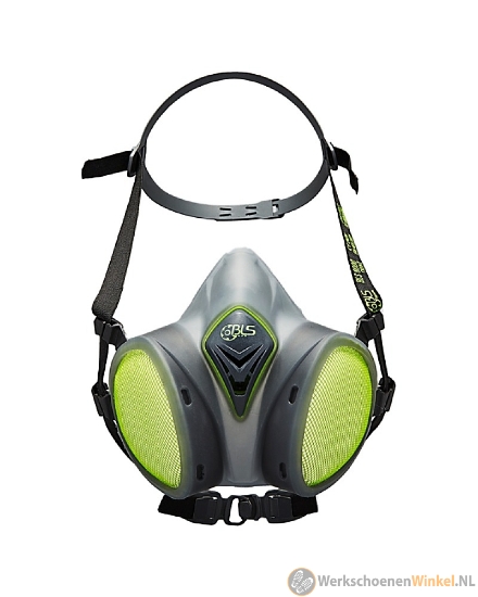 Afbeelding van BLS 8100next halfgelaatsmasker R D met A1P2 bescherming, thermoplastisch elastomeer