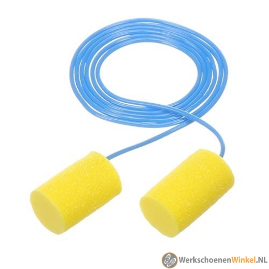 Afbeelding van Klassieke 3M oordoppen 29 dB demping met koord (200 paar/doos)
