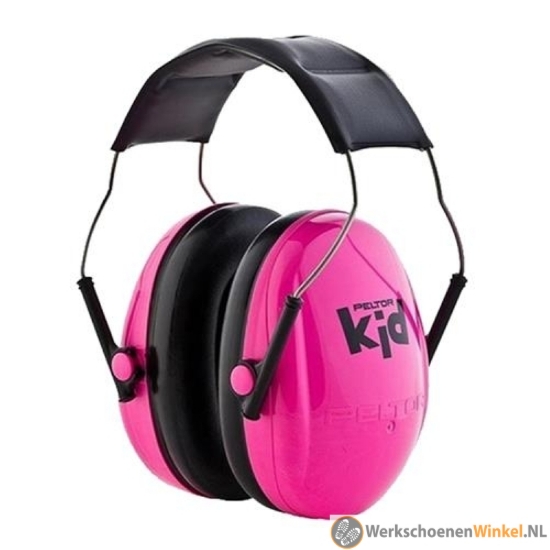 Afbeelding van Peltor Kinder gehoorkap 27 dB reductie met lichte hoofdband - roze
