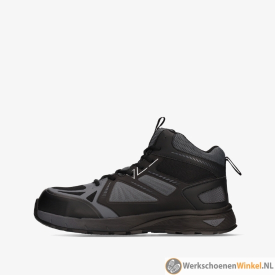 Afbeelding van Halfhoge veiligheidsschoen Bata Brisk W S3 slijtvast (olie- en zuurbestendig) - zwart/grijs