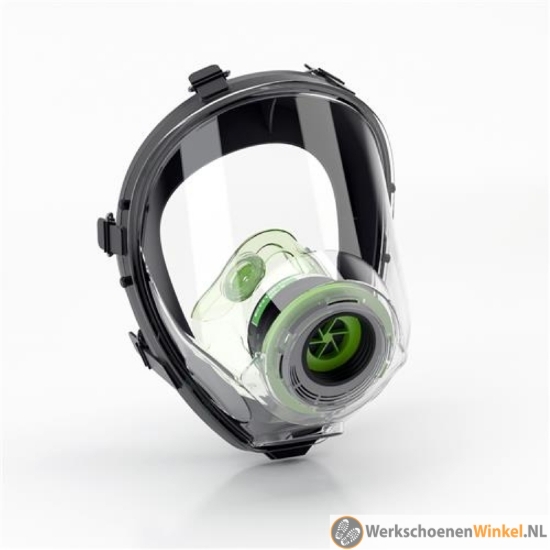 Afbeelding van BLS 5150 herbruikbaar volgelaatsmasker, thermoplastisch rubber, panoramisch gezichtsveld 